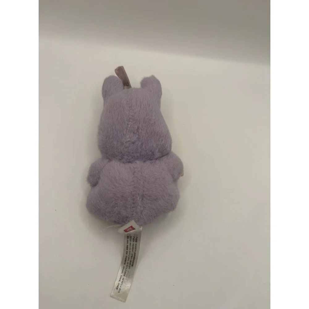 Pop Mart Kasing Plush Keychain Purple Bunny Costume Collectible Toy Labubu
